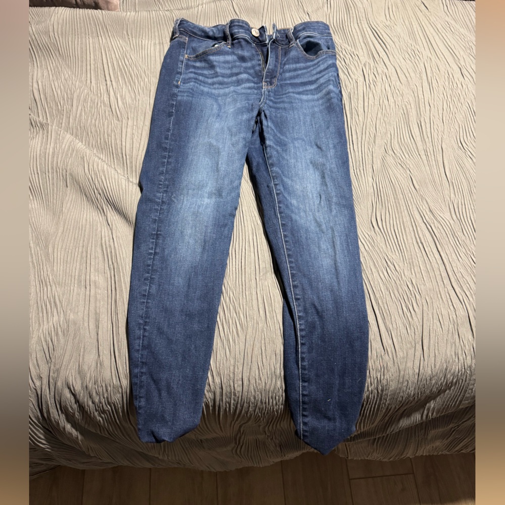 American Eagle Outfitters Dark Blue Skinny Jeans